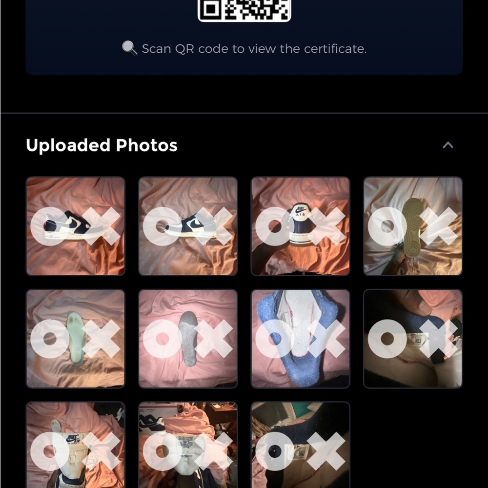 🔥 NIKE AIR FORCE 1 LOW COLLEGE PACK MIDNIGHT NAVY SNEAKER MENS SIZE 8 DQ7659-101 - Picture 8 of 11